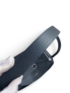 SWORD LUXURY marka, siyah Clemence deri Hermès Lindy 26 çanta askısı detayı