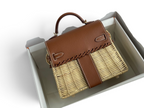 Kelly Picnic Bag 20 cm — Gold Brown / Gold Hardware image 2