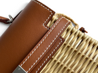 Kelly Picnic Bag 20 cm — Gold Brown / Silver Hardware image 6