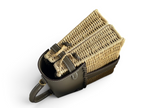 Kelly Picnic Bag 20 cm — Elephant Gray / Gold Hardware image 3