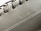 Kelly Picnic Bag 20 cm — Elephant Gray / Gold Hardware image 9