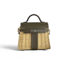 Kelly Picnic Bag 20 cm — Elephant Gray / Silver Hardware image 1