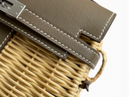 Kelly Picnic Bag 20 cm — Elephant Gray / Silver Hardware image 5