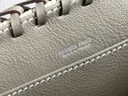 Kelly Picnic Bag 20 cm — Elephant Gray / Silver Hardware image 9