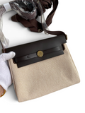 Mini Herbag 20 cm — Ebony / Gold Hardware image 1