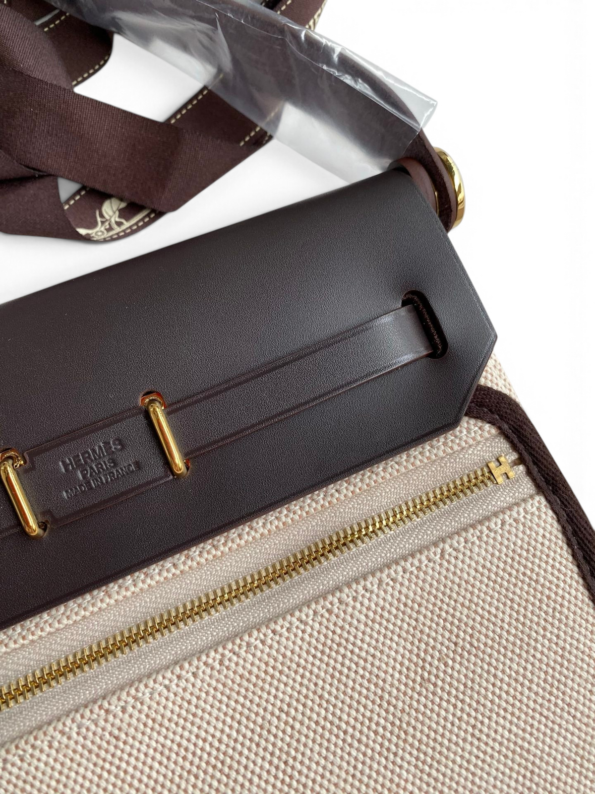 Mini Herbag 20 cm — Ebony / Gold Hardware image 4