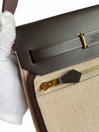 Mini Herbag 20 cm — Ebony / Gold Hardware image 5