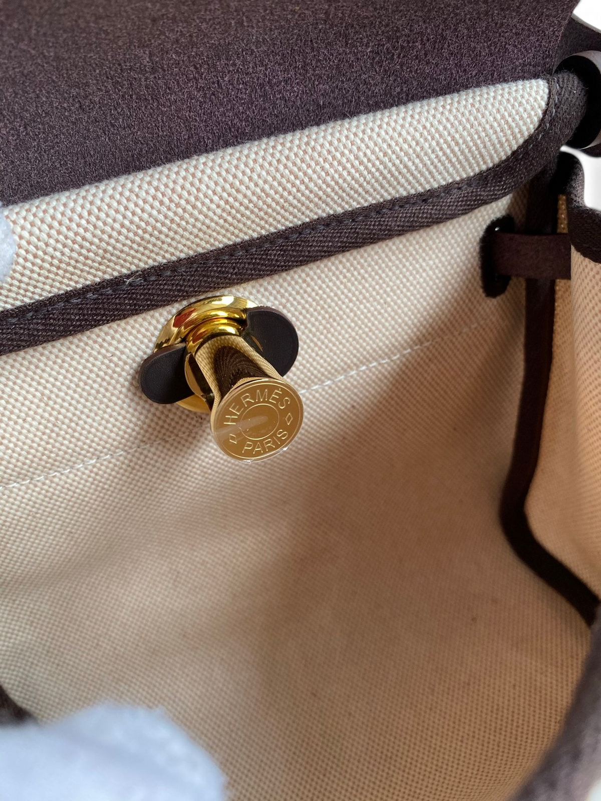Mini Herbag 20 cm — Ebony / Gold Hardware image 9