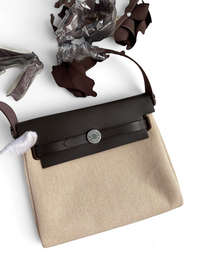 Mini Herbag 20 cm — Ebony / Silver Hardware