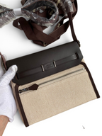 Mini Herbag 20 cm — Ebony / Silver Hardware image 2