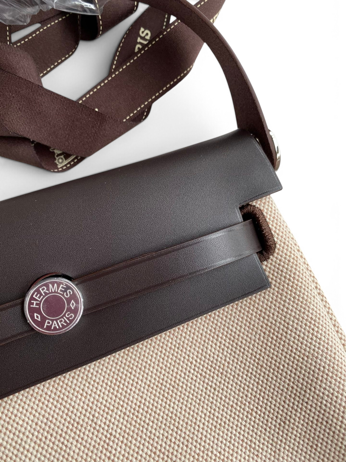 Mini Herbag 20 cm — Ebony / Silver Hardware image 3