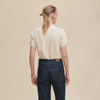 Fine Wool Knit T-Shirt – Coral Edition