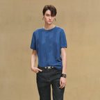 Fine Wool Knit T-Shirt – Coral Edition