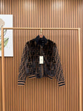 FF Logo Fur Jacket