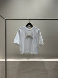 Mock Neck Wings T-shirt
