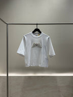 Mock Neck Wings T-shirt
