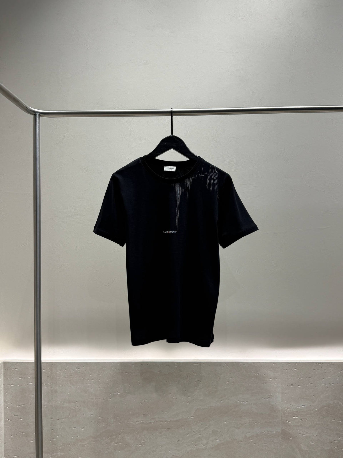 Graphic Logo Print T-Shirt in Black