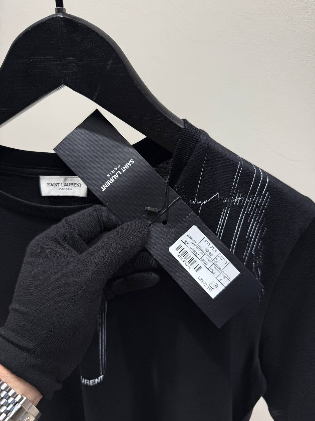 Graphic Logo Print T-Shirt in Black
