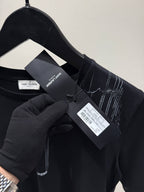 Graphic Logo Print T-Shirt in Black