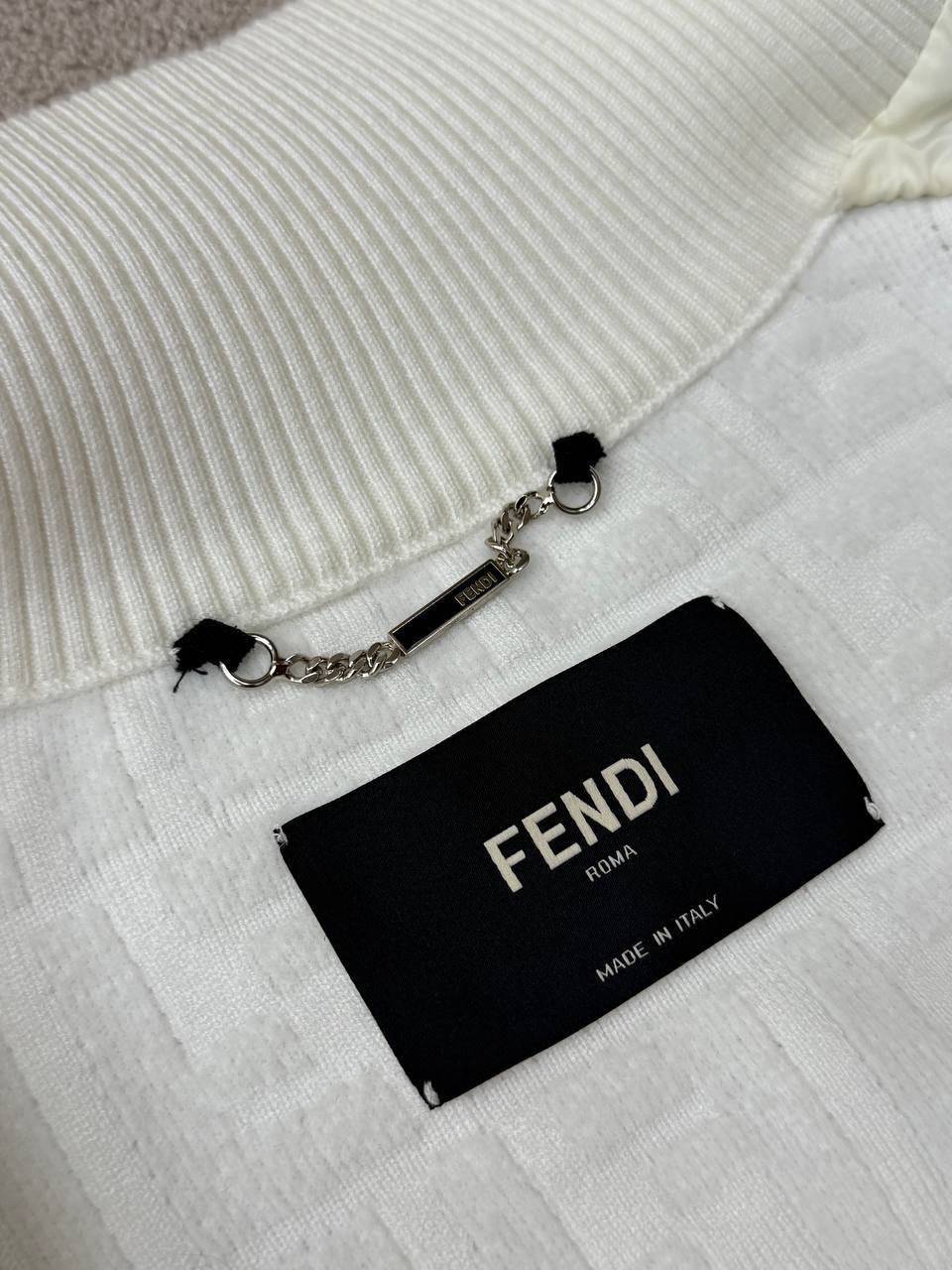 FF Logo Fur Jacket