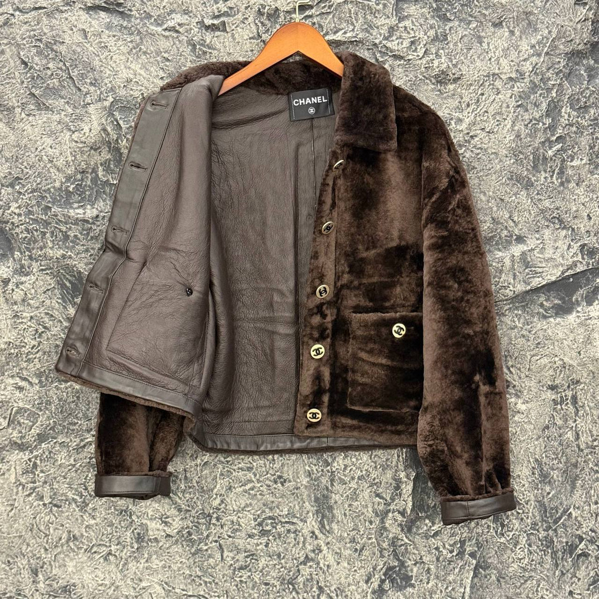 Shearling & Lambskin Jacket Genuine Leather/Genuine Sheep Fur
