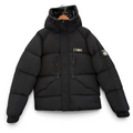 Hooded Puffer Jacket with Goose Down Jacket