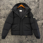 Hooded Puffer Jacket with Goose Down Jacket