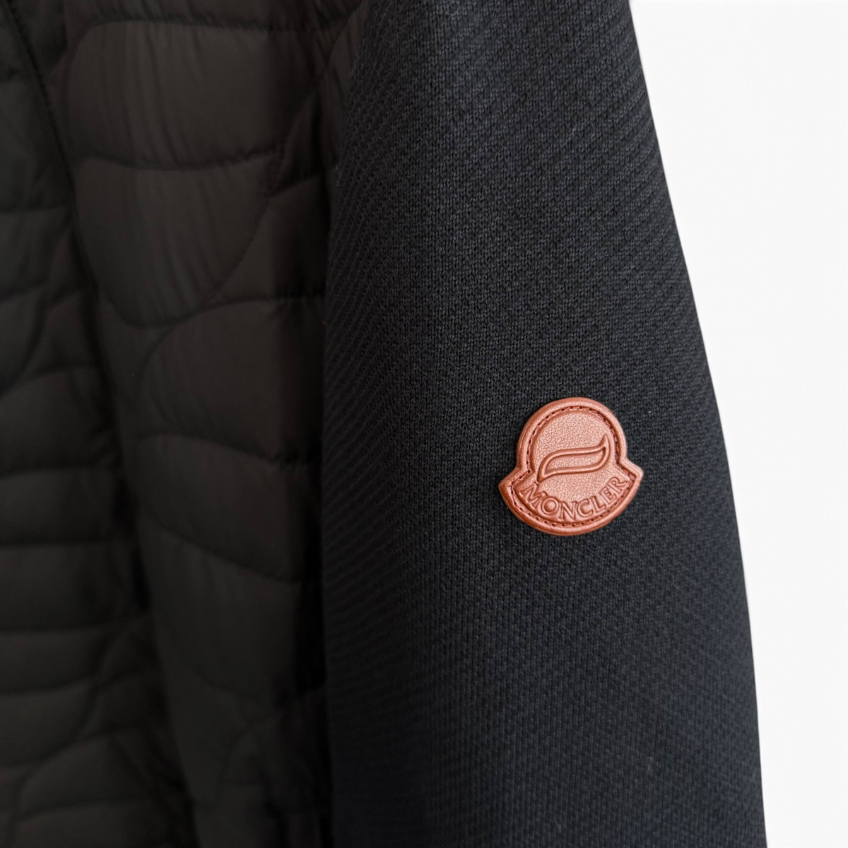 Padred Men’s Zip-Up Wool-Blend Cardigan with Goose Down