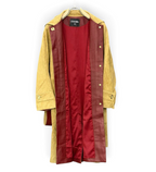 Quilted Suede Belted Coat – Fango Beige