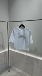 Mock Neck Wings T-shirt