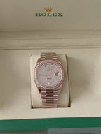 Day-Date 40mm Watch – Rose Gold-Tone & Pavé-Style Dial