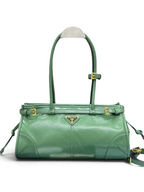 Bonnie Medium dark green handbag front