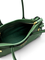Bonnie Medium dark green bag open interior
