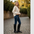 Kelly Buckle Long Rain Boots